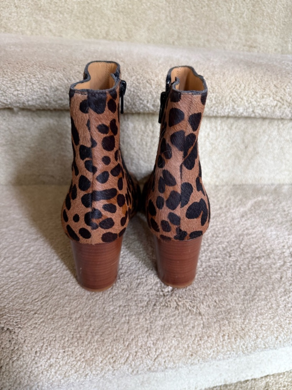 Sézane Lea Leopard Print Ankle Boots size 36 - Picture 5 of 6